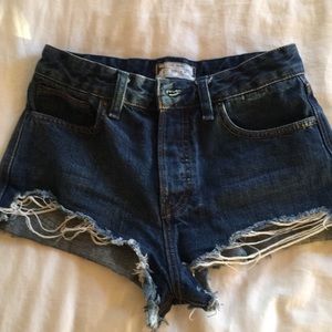 Free People Jean Shorts